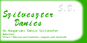 szilveszter danics business card